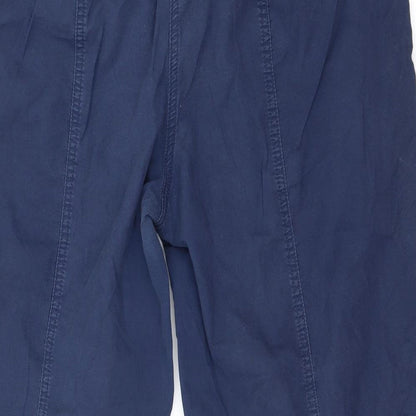 Sheego Mens Blue   Cropped Trousers Size 20 L21 in