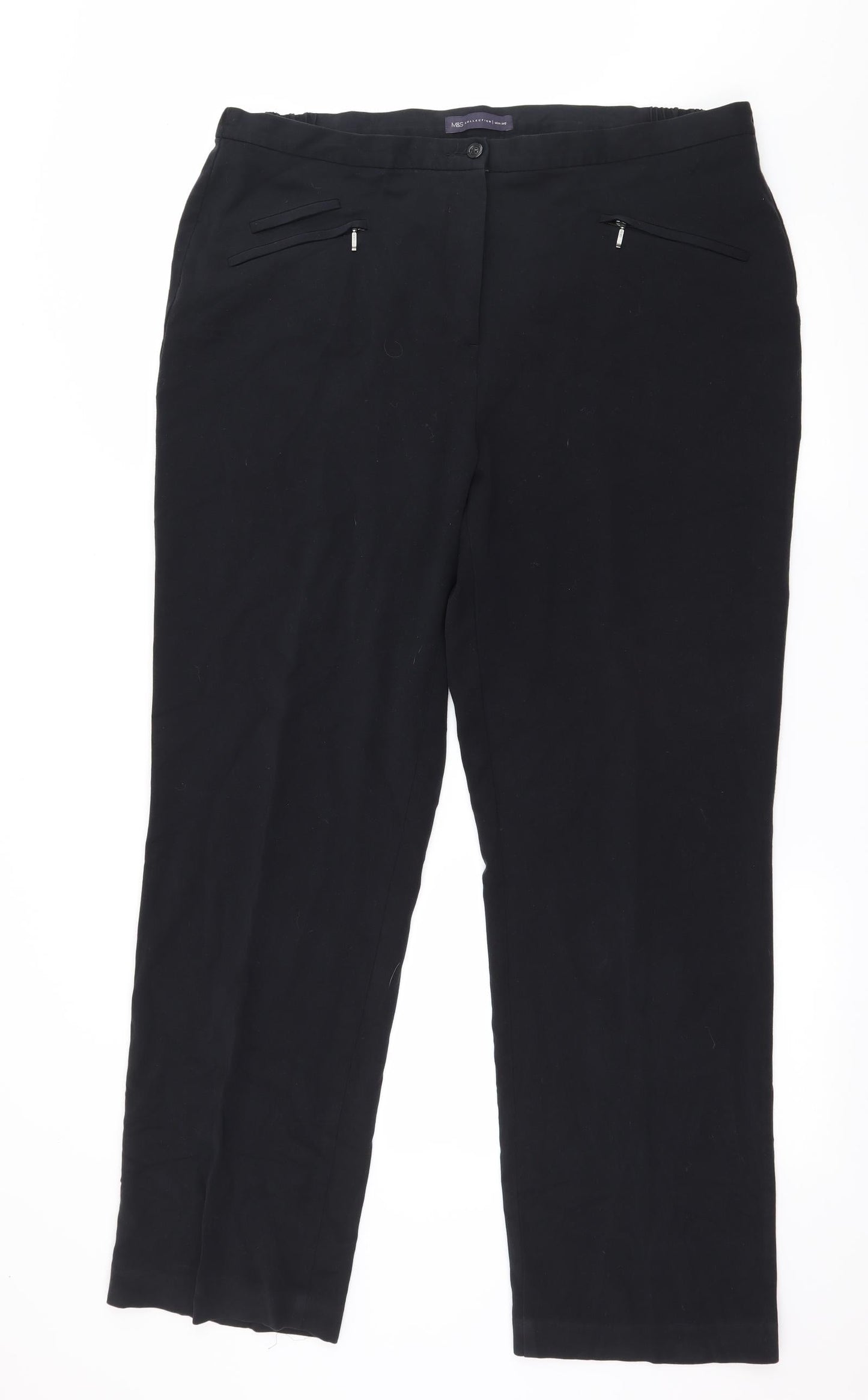 Marks and Spencer Mens Blue   Trousers  Size 18 L30 in