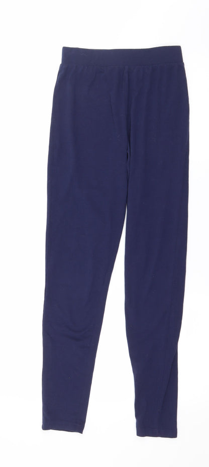 New Look Girls Blue  Jersey Jogger Trousers Size M