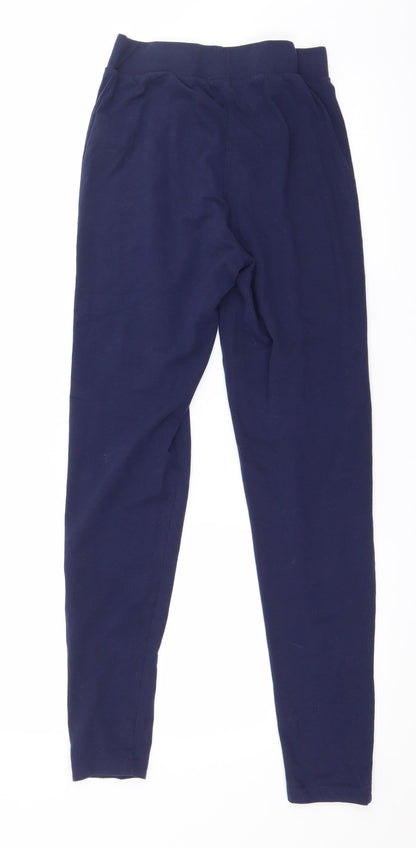 New Look Girls Blue  Jersey Jogger Trousers Size M