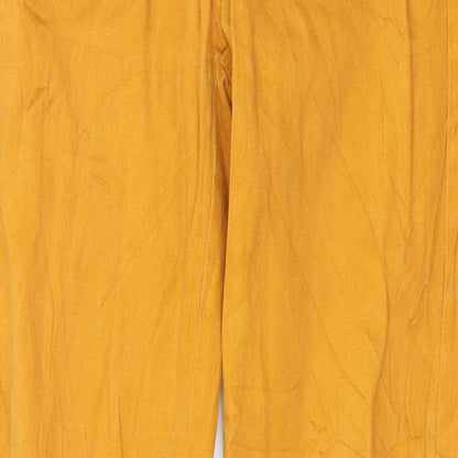 Mooda Womens Orange  Denim Trousers  Size XS L30 in