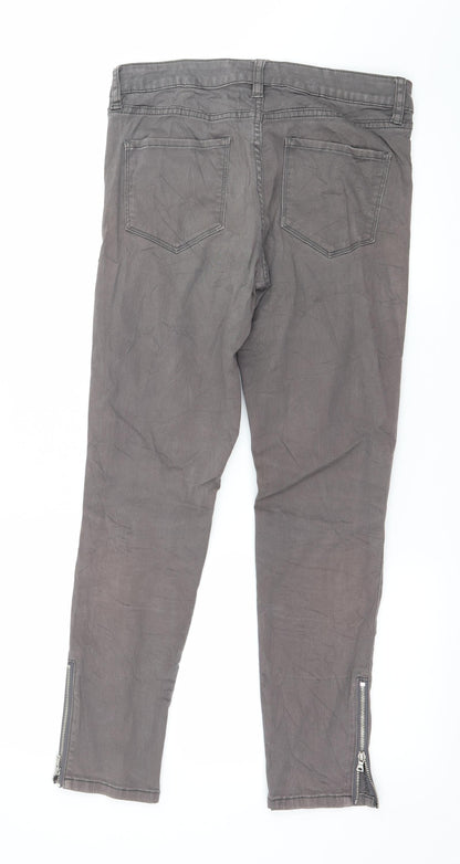 Club Monaco Womens Grey  Denim Skinny Jeans Size 6 L26 in