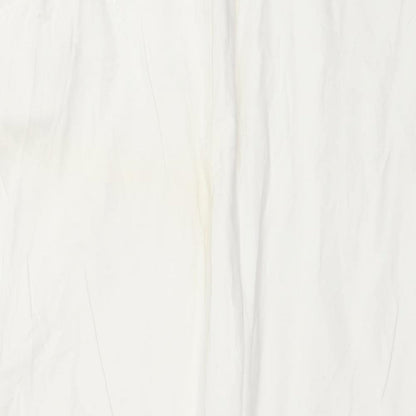 Preworn Womens White   Trousers  Size L L28 in