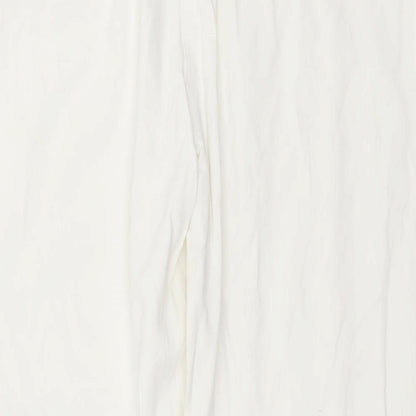 Preworn Womens White   Trousers  Size L L28 in