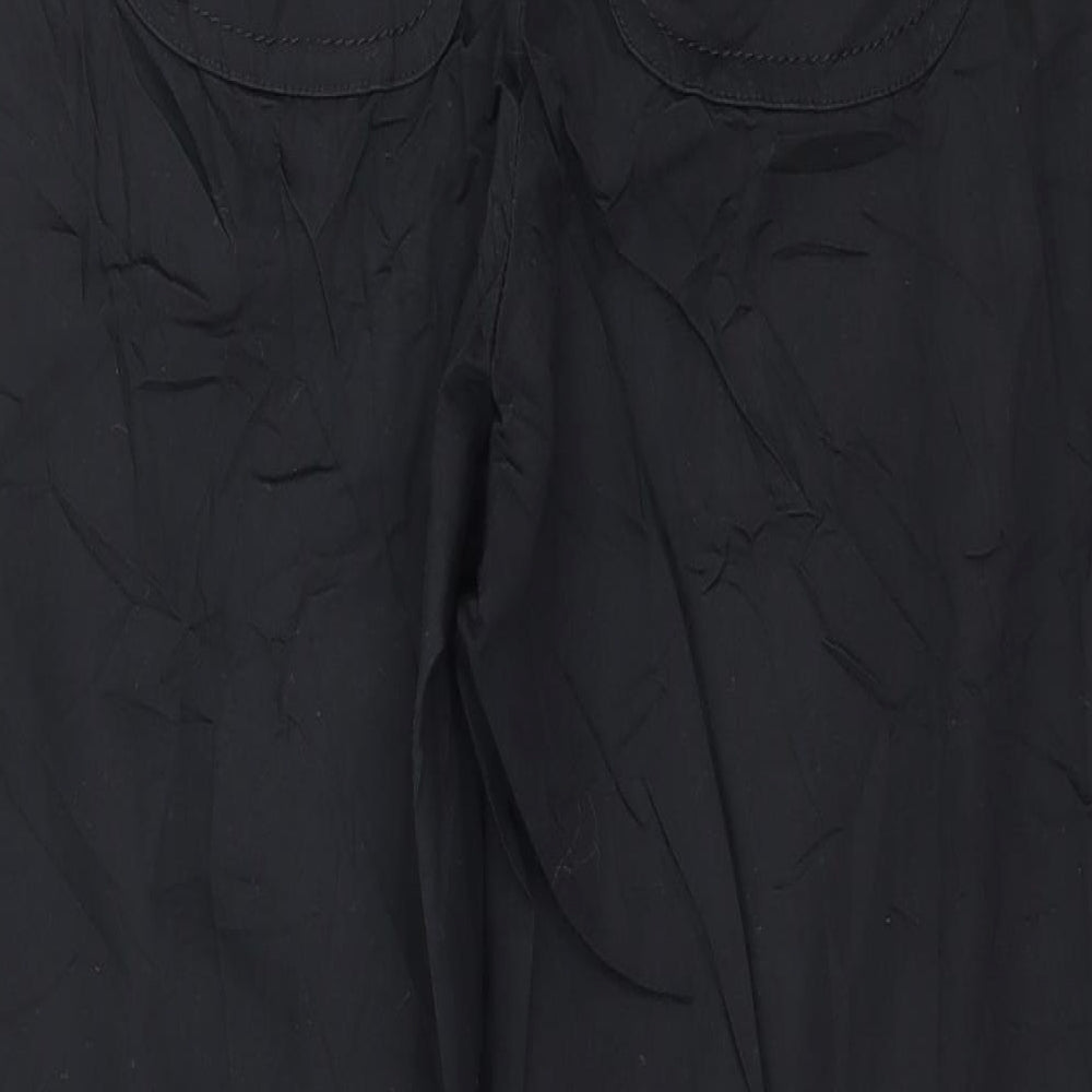 Womens UK Size 32 in Preworn Regular Fit  Black Trousers