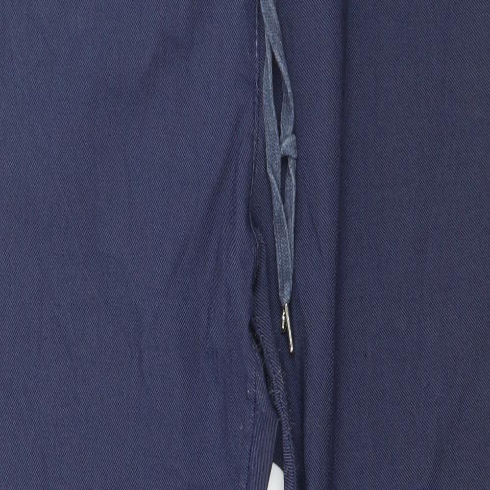 Womens UK Size 10 Preworn Regular Fit  Blue Trousers