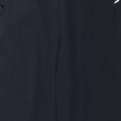 Womens UK Size 14 Marks and Spencer Regular Fit  Blue Trousers