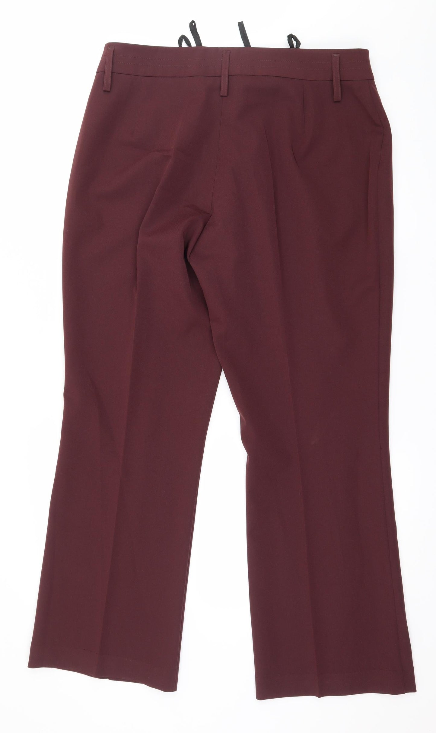 Womens UK Size 18 Preworn Regular Fit  Red Trousers