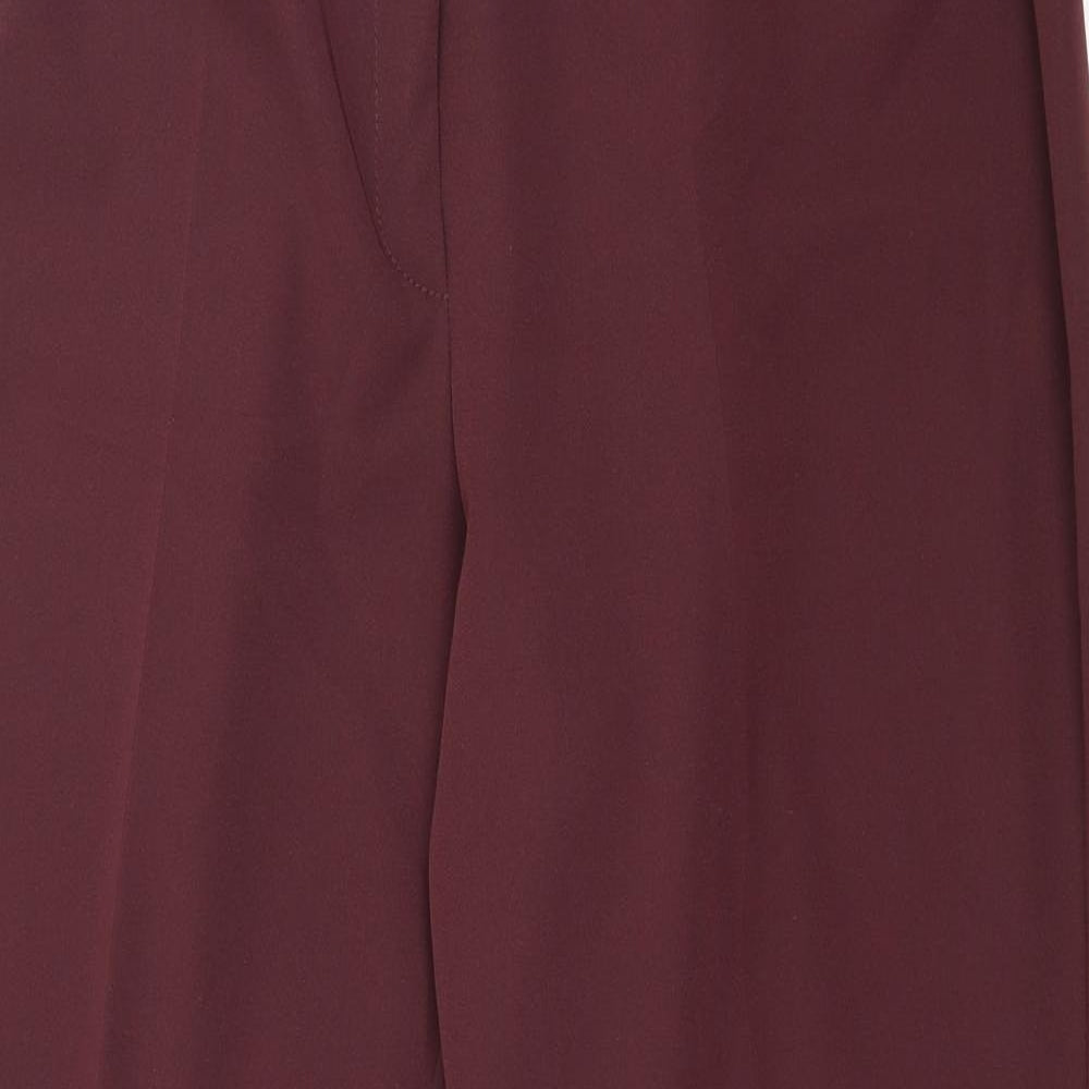 Womens UK Size 18 Preworn Regular Fit  Red Trousers