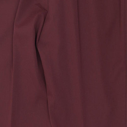 Womens UK Size 18 Preworn Regular Fit  Red Trousers