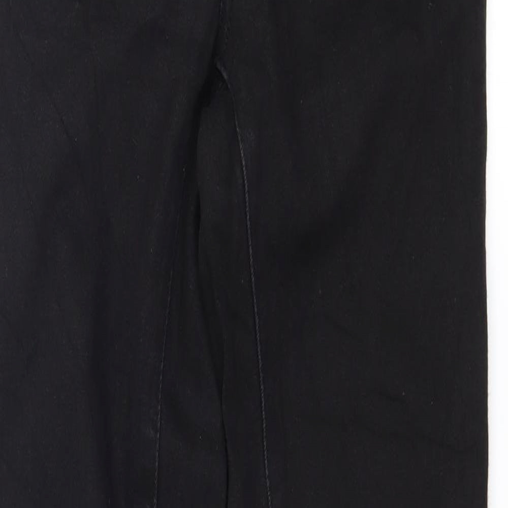 Denim & Co. Womens Black  Denim Skinny Jeans Size 8 L28 in