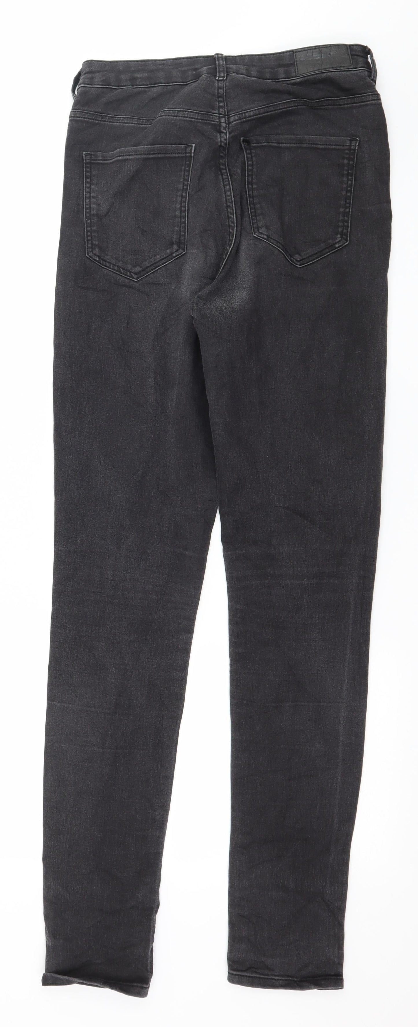 Womens UK Size 28 in H&M Regular Fit Skinny Grey Jeans
