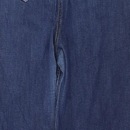 Bonita Womens Blue  Denim Straight Jeans Size 14 L27 in