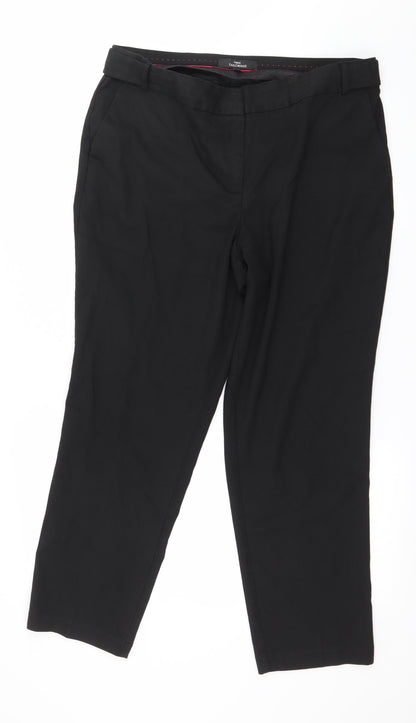 Womens UK Size 14 Marks and Spencer Regular Fit  Blue Trousers