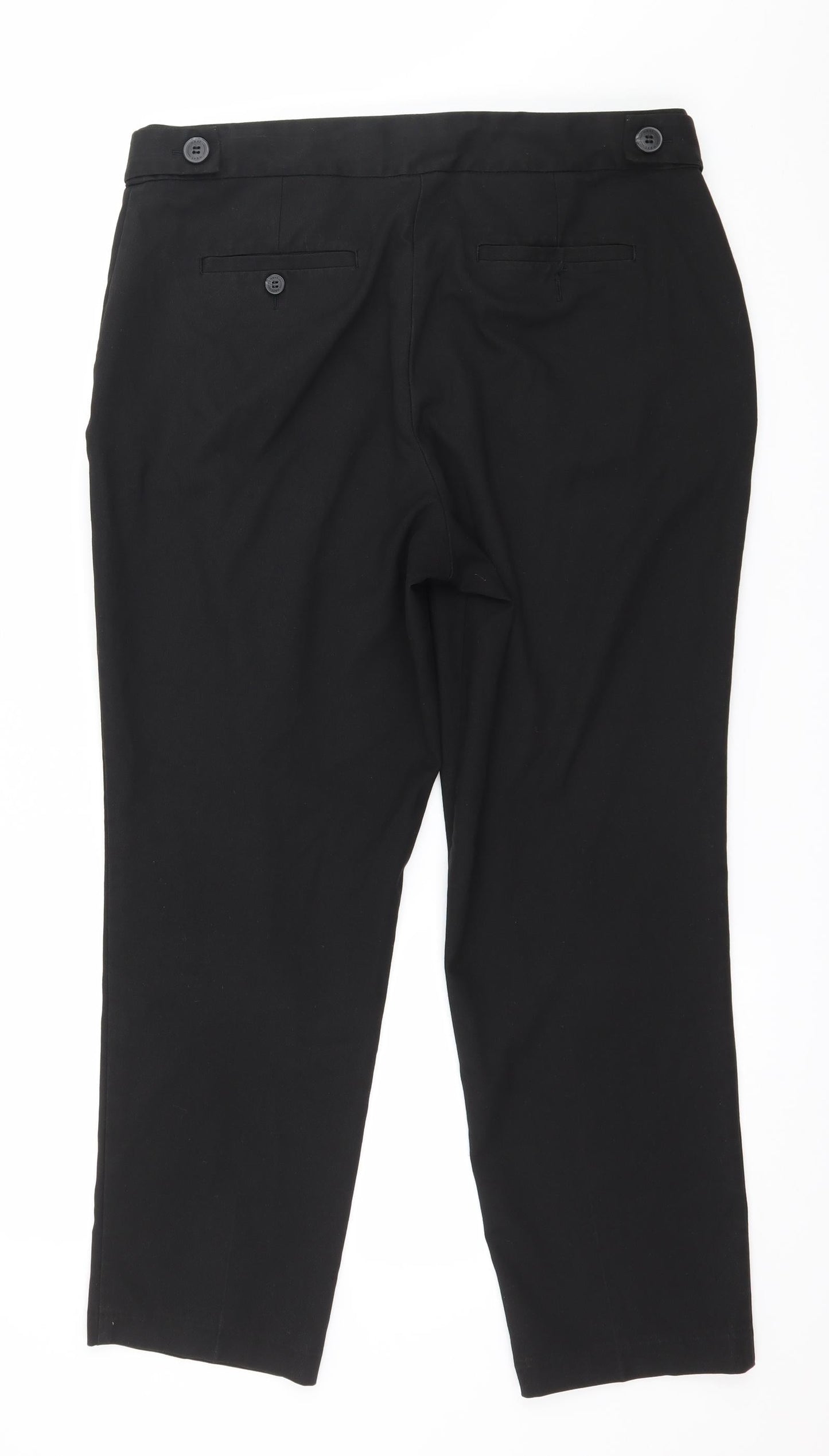 Womens UK Size 14 Marks and Spencer Regular Fit  Blue Trousers