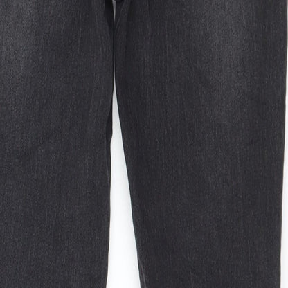Pepperts! Girls Grey Geometric Denim Skinny Jeans Size 9-10 Years - Badged