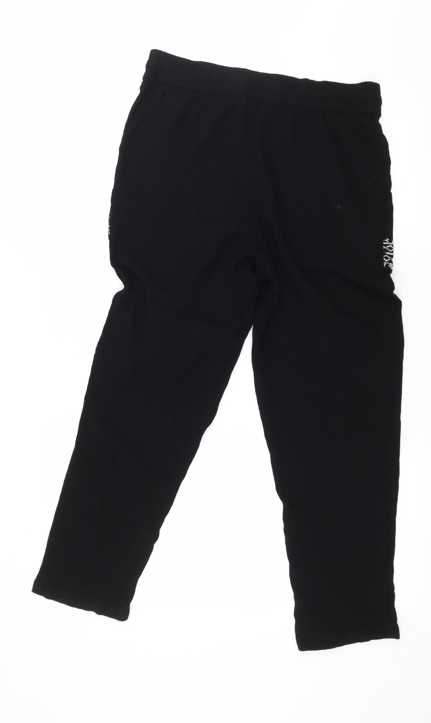 Womens UK Size 10 Marks and Spencer Regular Fit  Black Trousers