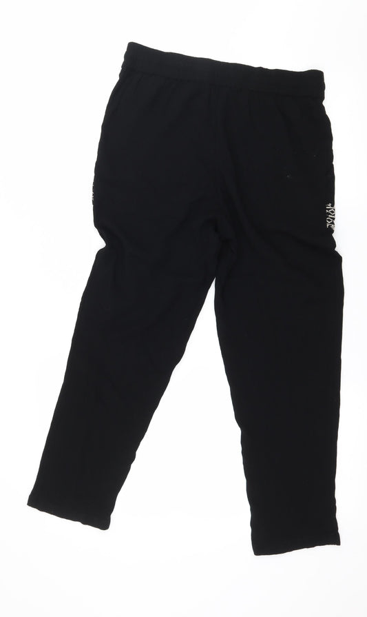 Womens UK Size 10 Marks and Spencer Regular Fit  Black Trousers
