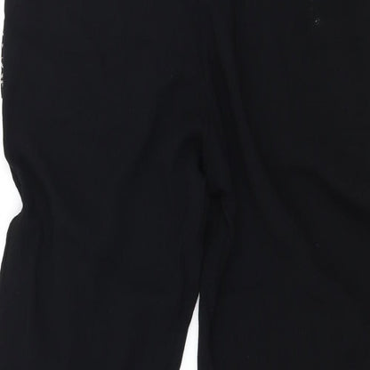 Womens UK Size 10 Marks and Spencer Regular Fit  Black Trousers