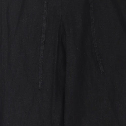 Collezioni Womens Black   Trousers  Size 12 L29 in