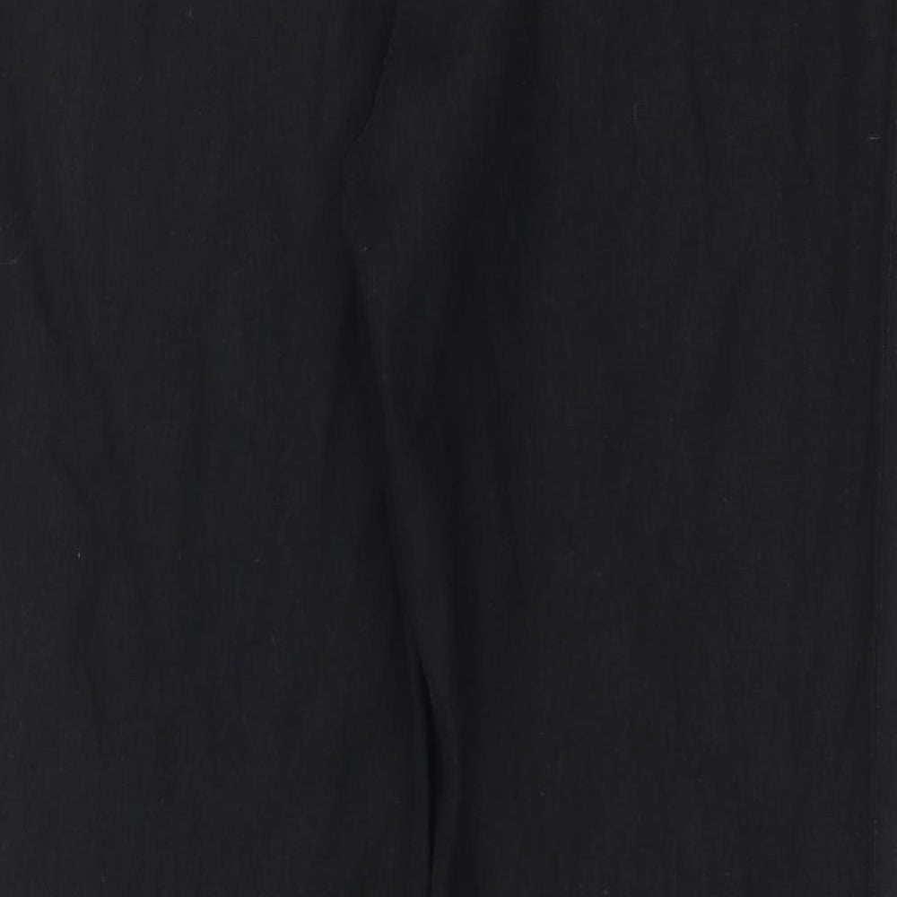 Collezioni Womens Black   Trousers  Size 12 L29 in