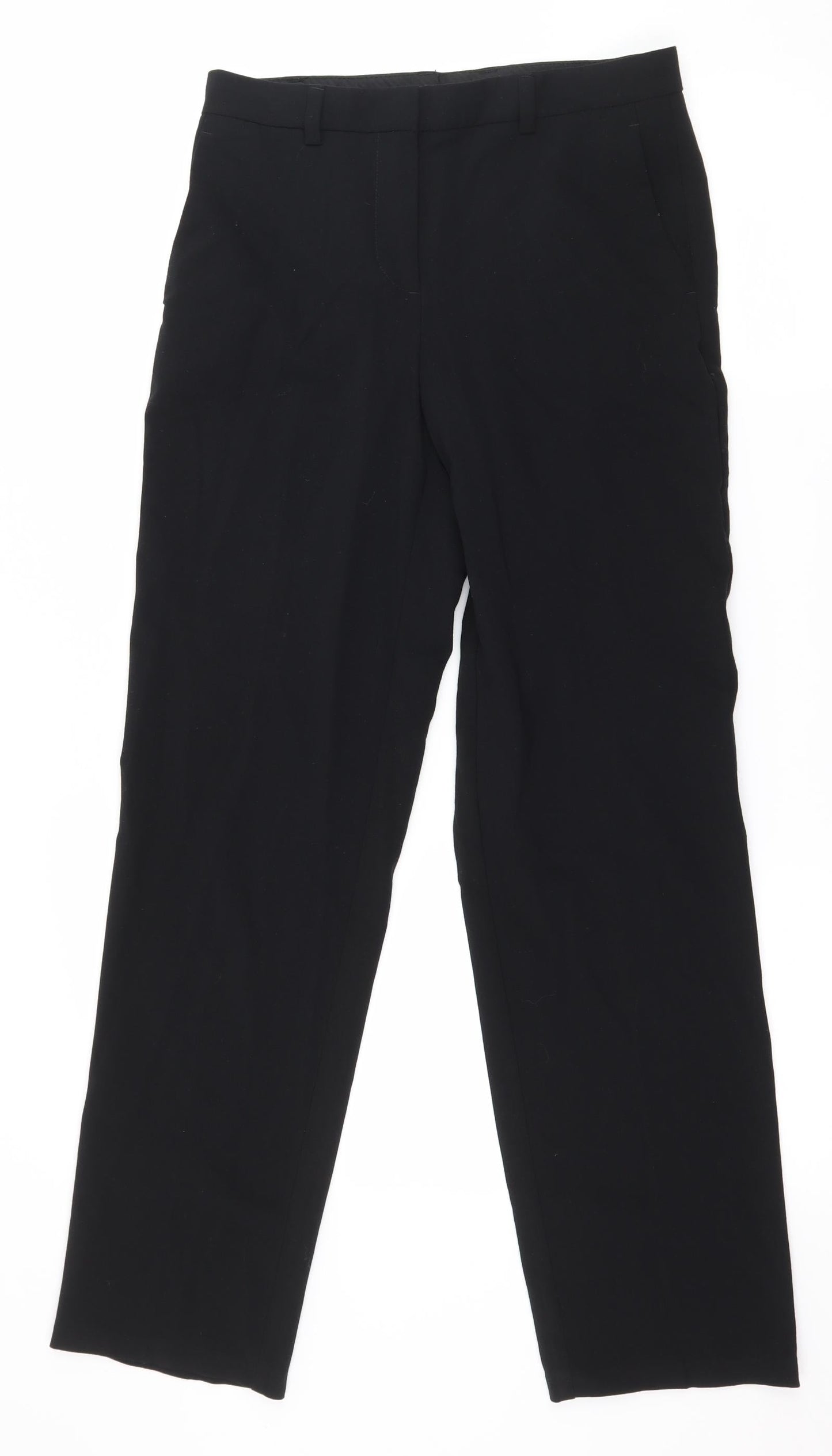 Womens UK Size 8 Marks and Spencer Regular Fit  Black Trousers