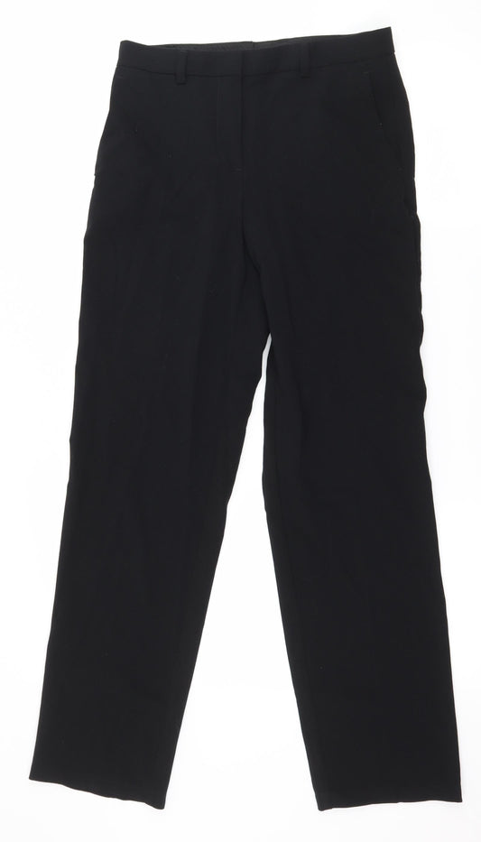Womens UK Size 8 Marks and Spencer Regular Fit  Black Trousers