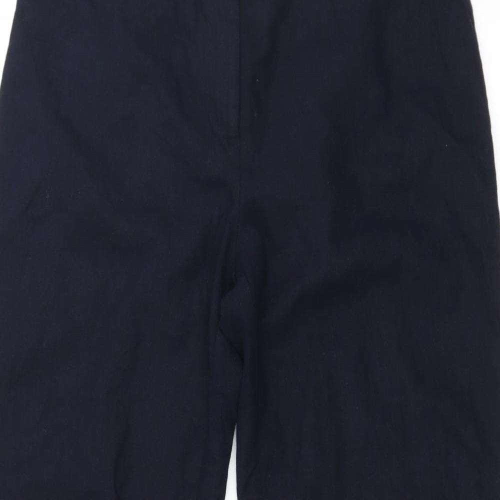 Womens UK Size 10 BHS Regular Fit  Blue Trousers