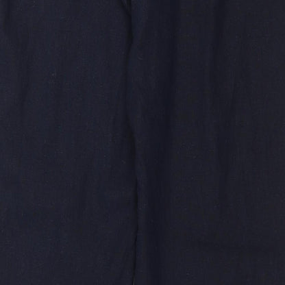 Womens UK Size 10 BHS Regular Fit  Blue Trousers