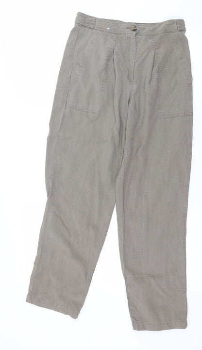 Per Una Womens Green   Trousers  Size 8 L27 in