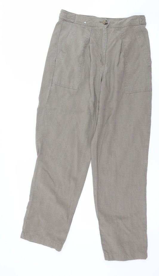 Per Una Womens Green   Trousers  Size 8 L27 in