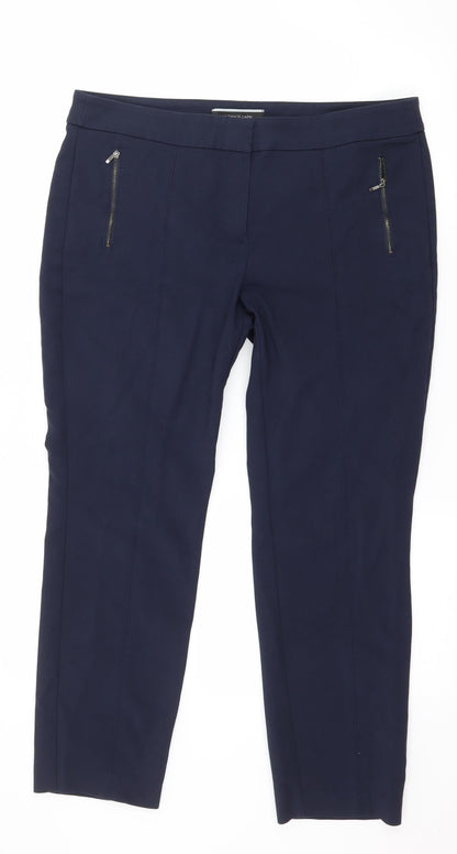 Womens UK Size 14 NEXT Regular Fit  Blue Trousers
