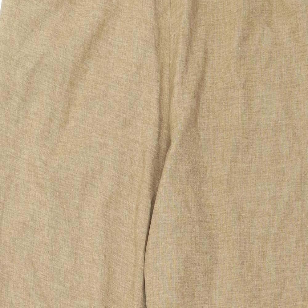 Womens UK Size 12 Marks and Spencer Regular Fit  Brown Trousers