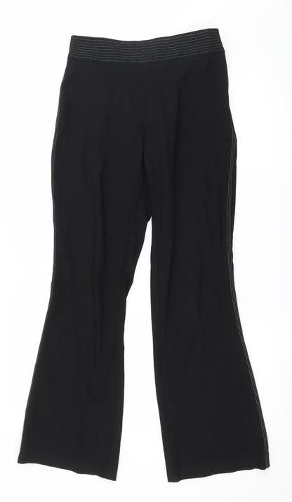 Womens UK Size 8 Marks and Spencer Regular Fit  Black Trousers