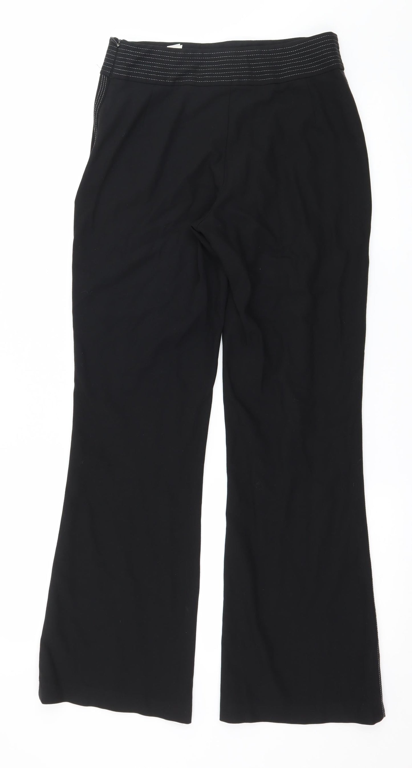 Womens UK Size 8 Marks and Spencer Regular Fit  Black Trousers
