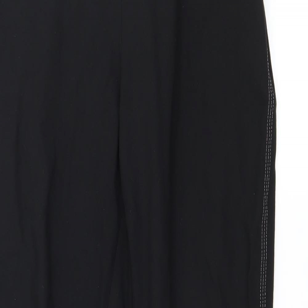 Womens UK Size 8 Marks and Spencer Regular Fit  Black Trousers