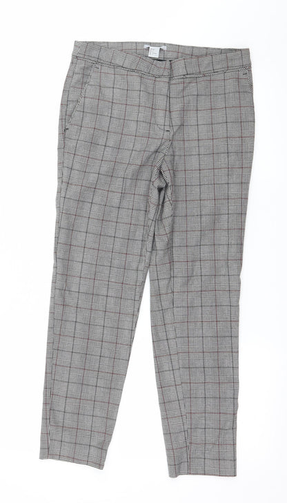 Womens UK Size 8 H&M Regular Fit  Grey Trousers