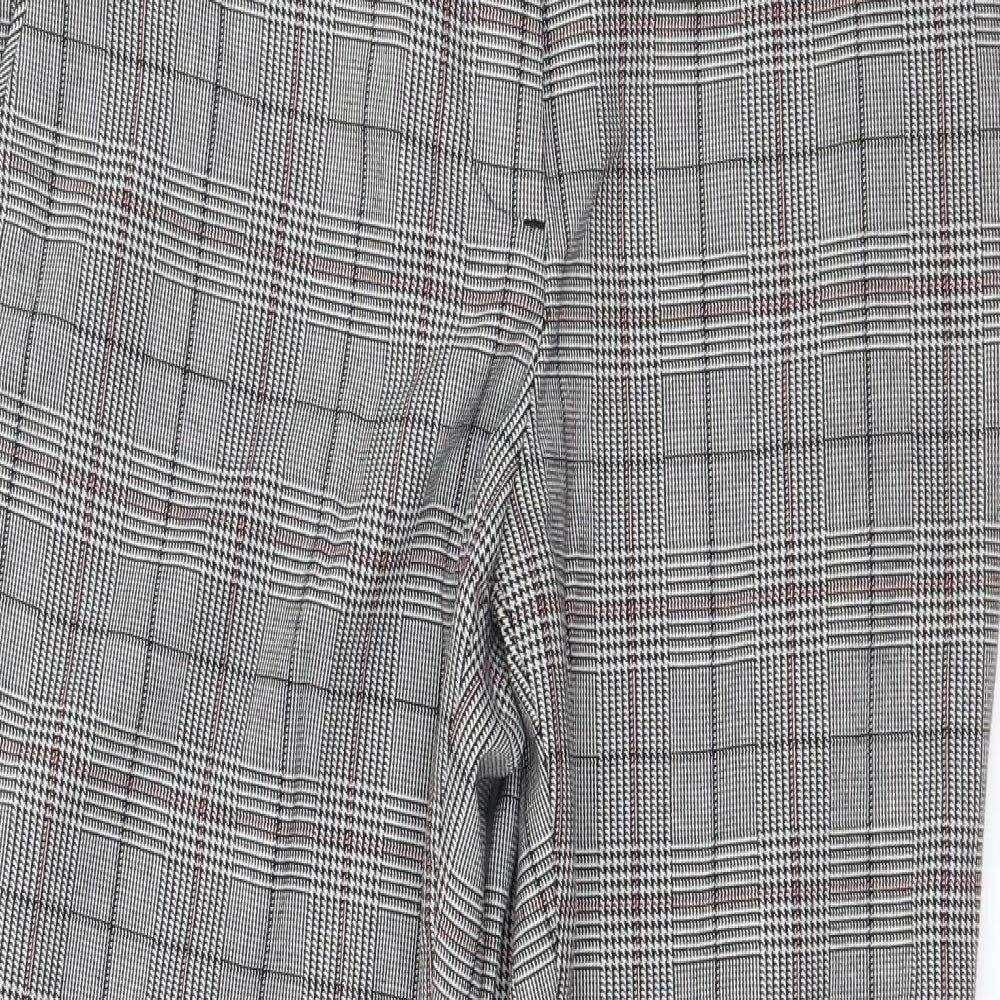 Womens UK Size 8 H&M Regular Fit  Grey Trousers