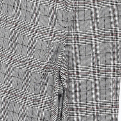 Womens UK Size 8 H&M Regular Fit  Grey Trousers