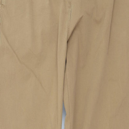 Womens UK Size 12 Marks and Spencer Regular Fit  Brown Trousers