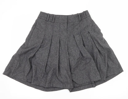 Warehouse Womens Grey   Paperbag Shorts Size 30 in