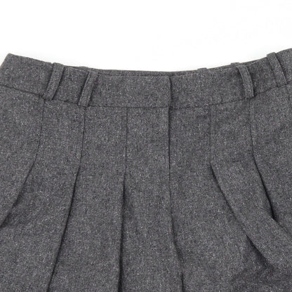 Warehouse Womens Grey   Paperbag Shorts Size 30 in