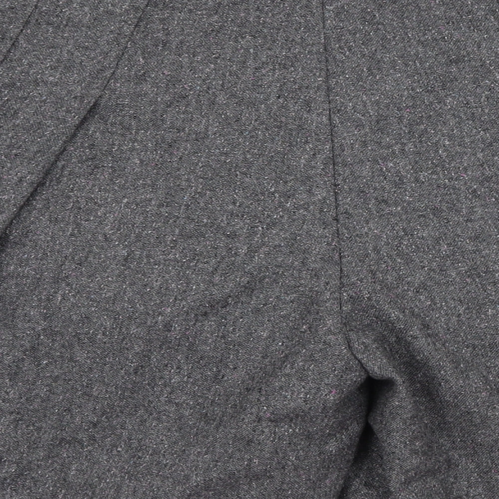 Warehouse Womens Grey   Paperbag Shorts Size 30 in