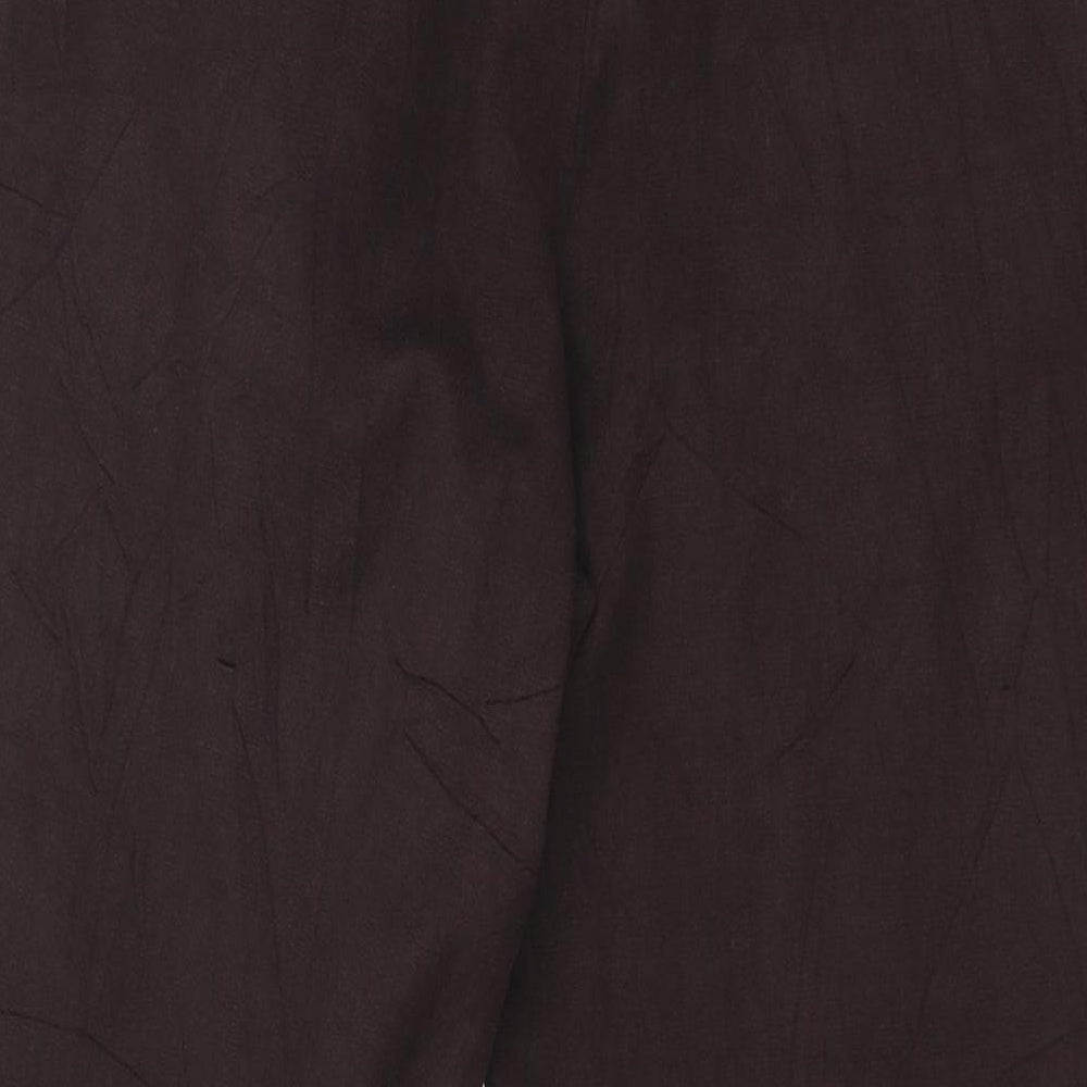 Womens UK Size 10 Marks and Spencer Regular Fit  Brown Trousers
