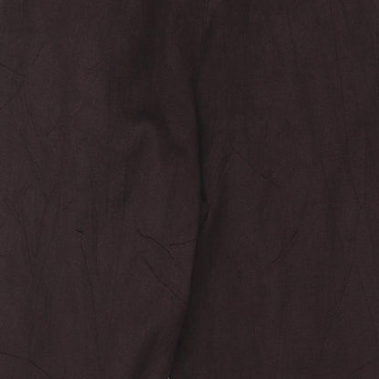Womens UK Size 10 Marks and Spencer Regular Fit  Brown Trousers