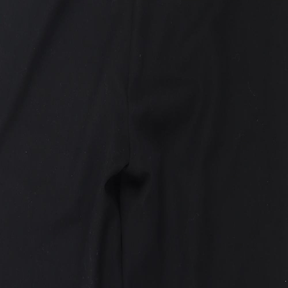 Womens UK Size 12 Papaya Regular Fit  Black Trousers