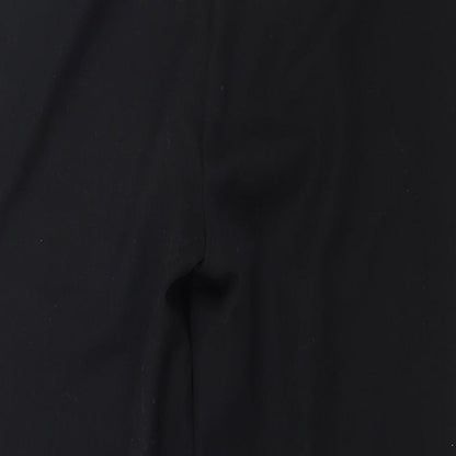 Womens UK Size 12 Papaya Regular Fit  Black Trousers