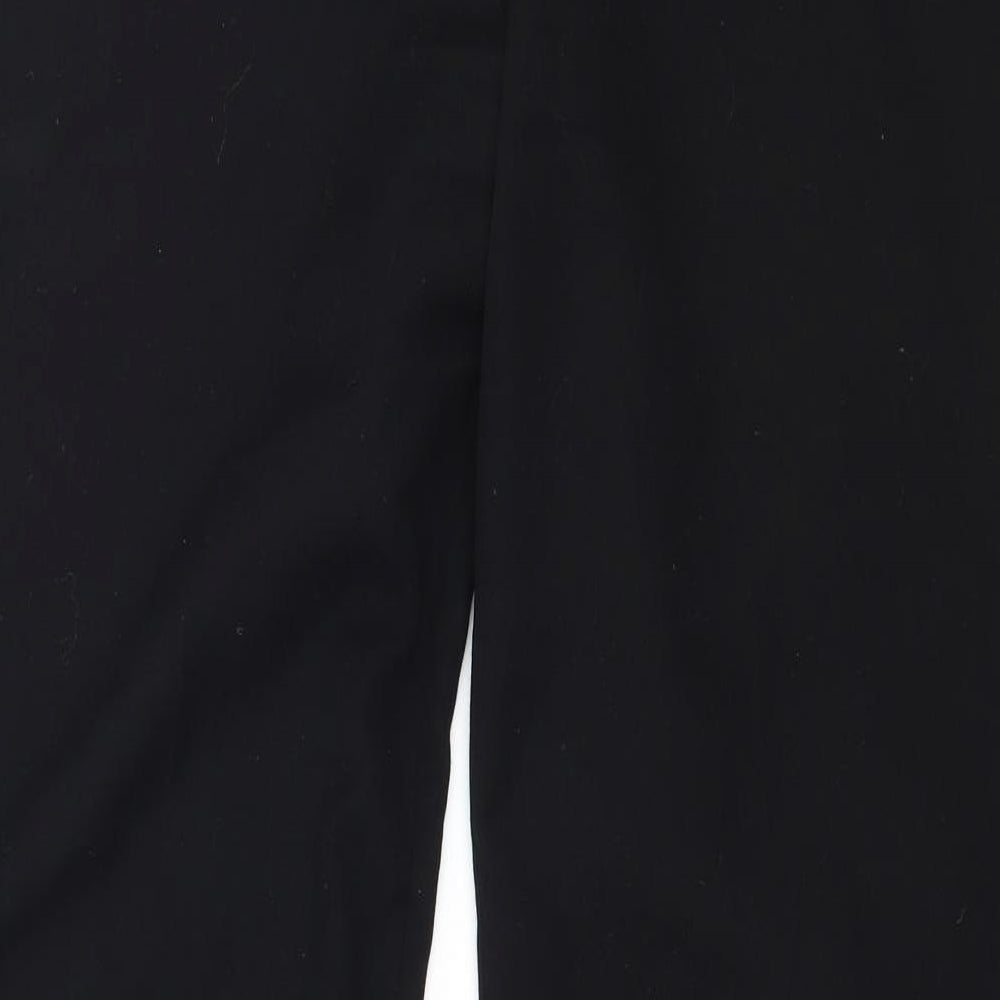 Womens UK Size 12 Papaya Regular Fit  Black Trousers