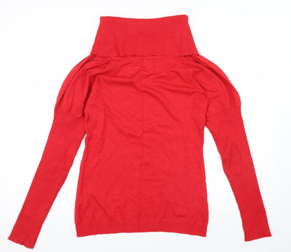 Brave Soul Womens Red   Pullover Jumper Size 12