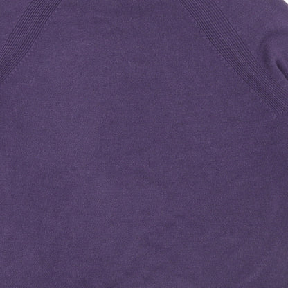 M&S Womens Purple   Henley Jumper Size 14